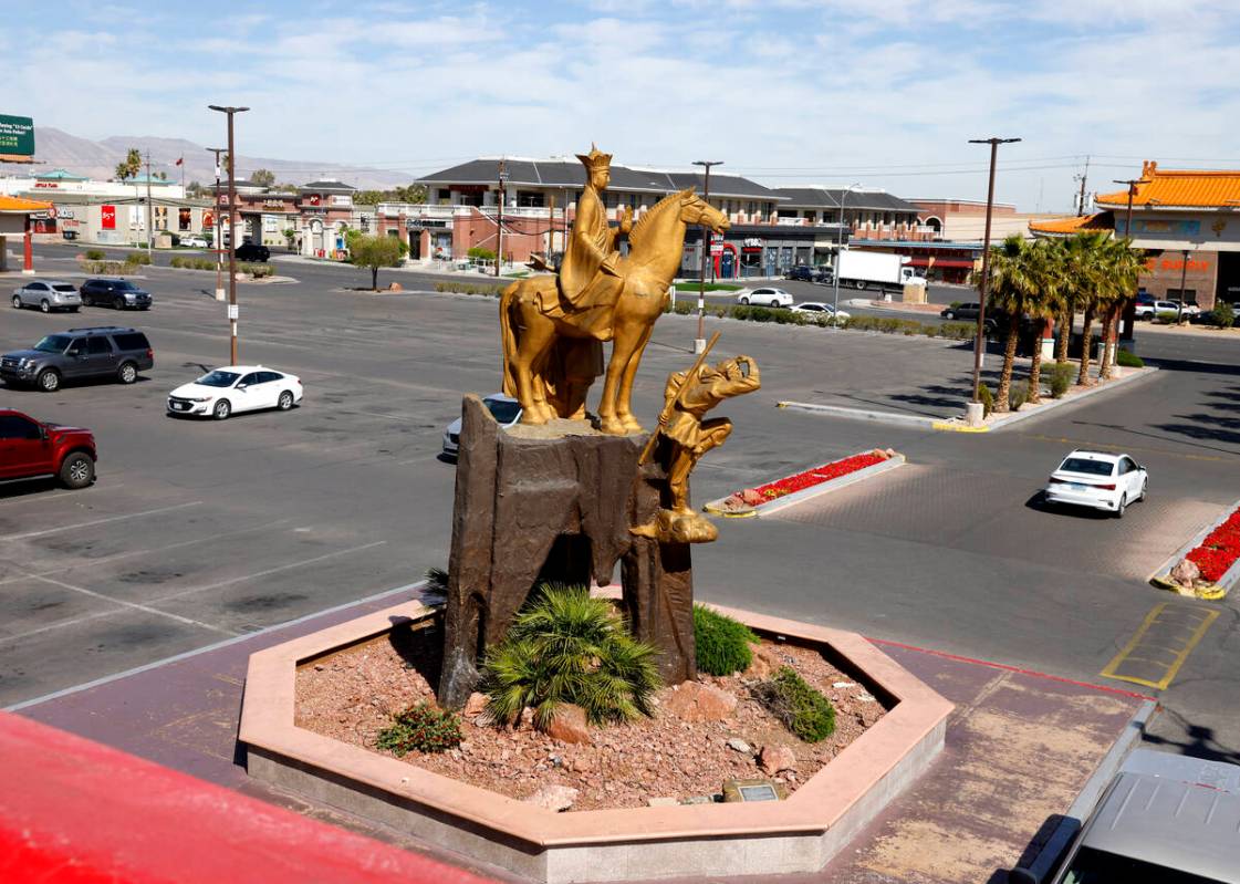 Chinatown Mall on Spring Mountain Road is pictured, on Friday, April 12, 2024, in Las Vegas. Cl ...