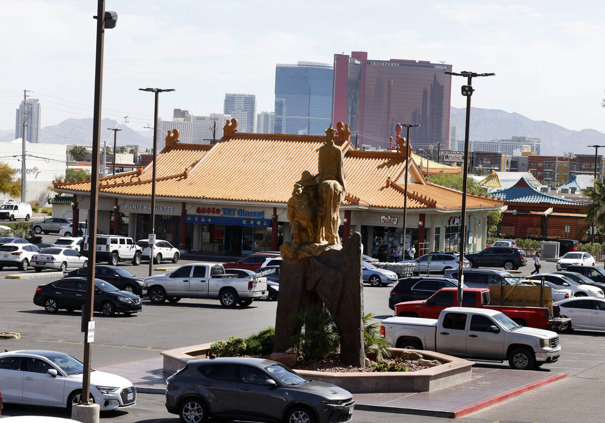 Chinatown Mall on Spring Mountain Road is pictured, on Friday, April 12, 2024, in Las Vegas. Cl ...