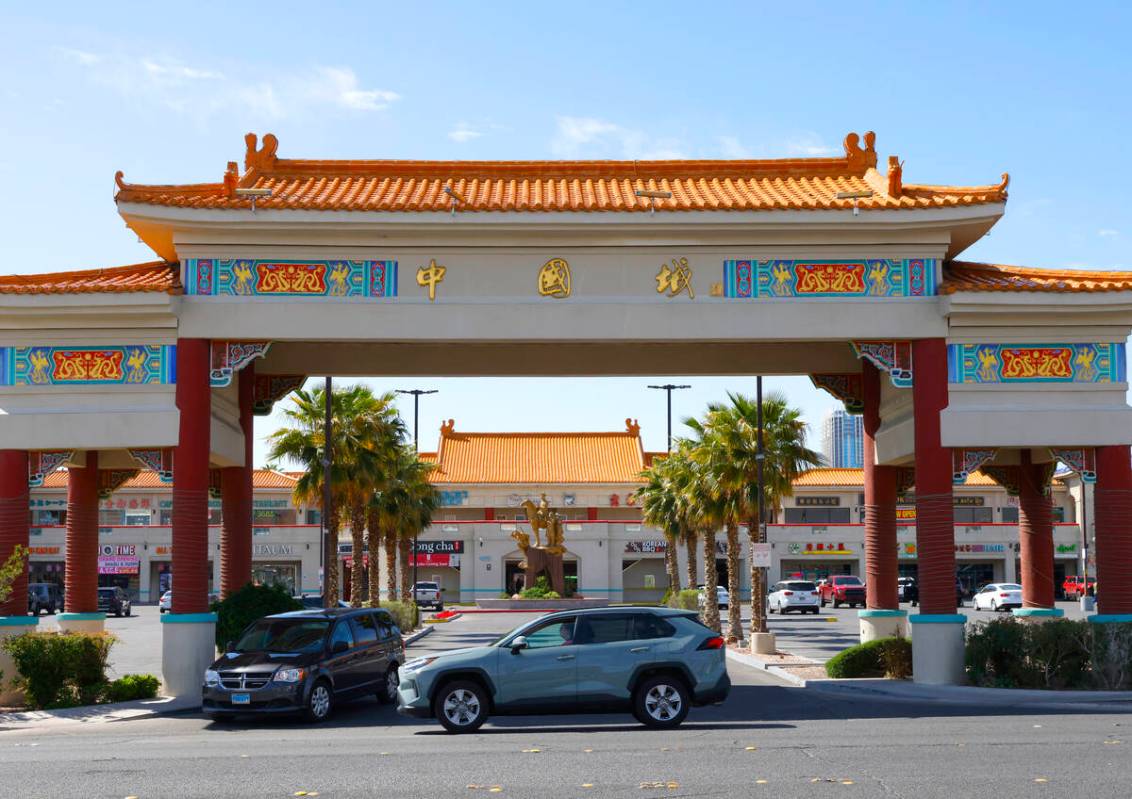 Chinatown Mall on Spring Mountain Road is pictured, on Friday, April 12, 2024, in Las Vegas. Cl ...