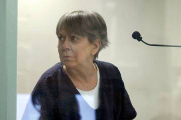 Cynthia Phelps appears in court during her arraignment at the Regional Justice Center, on Thurs ...
