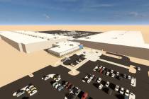 The Smith's distribution center is set to open in the Apex Industrial Park. (Las Vegas Global E ...