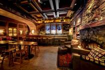 Whimsical decor and an always-roaring fire create a cozy ‘70s vibe at the Ski Lodge at Superf ...