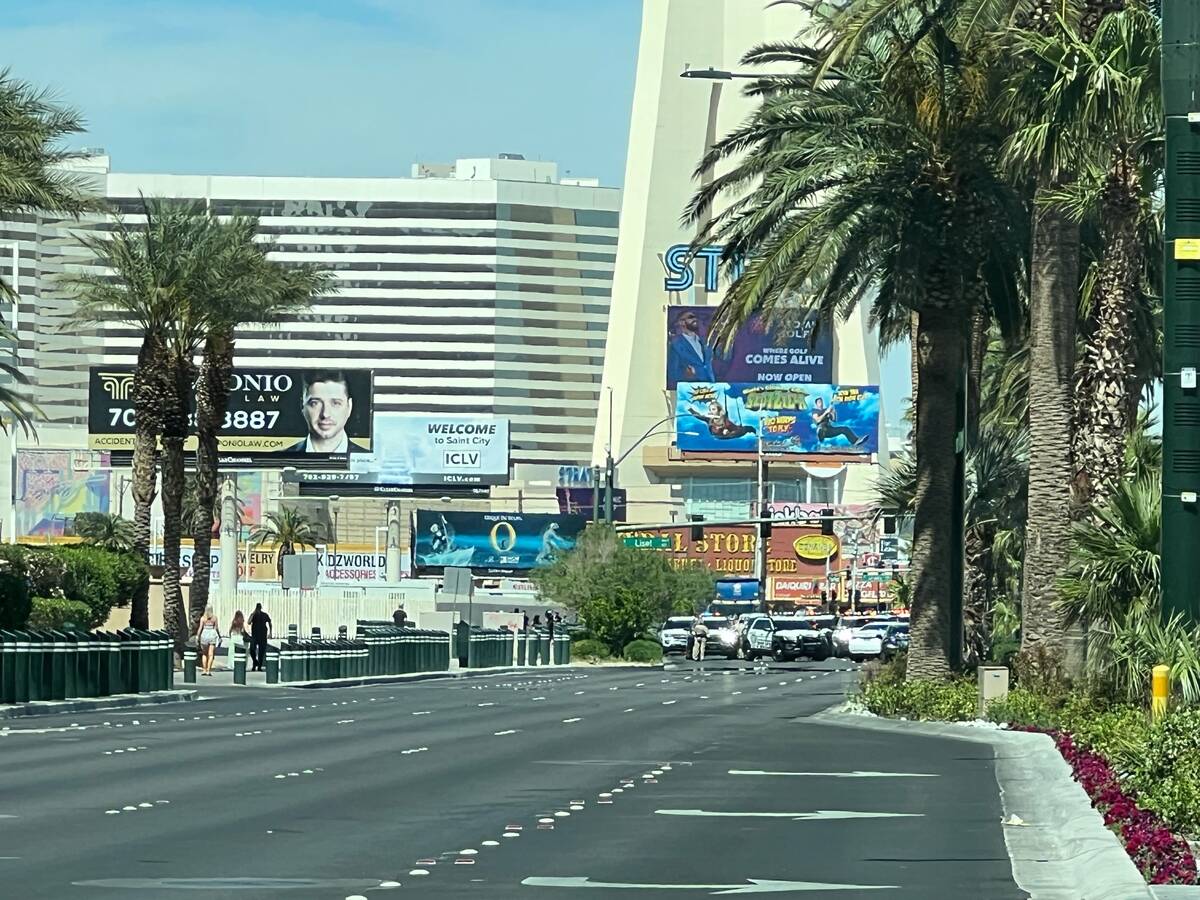 The Las Vegas Metropolitan Police Department was involved in two separate vehicle pursuits on S ...