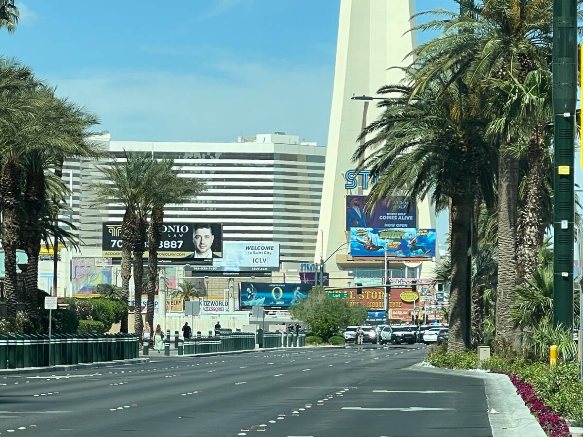 The Las Vegas Metropolitan Police Department was involved in two separate vehicle pursuits on S ...