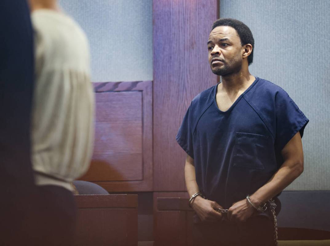 Jemarcus Williams appears in court to plead guilty to a DUI crash that killed Nevada Highway Pa ...