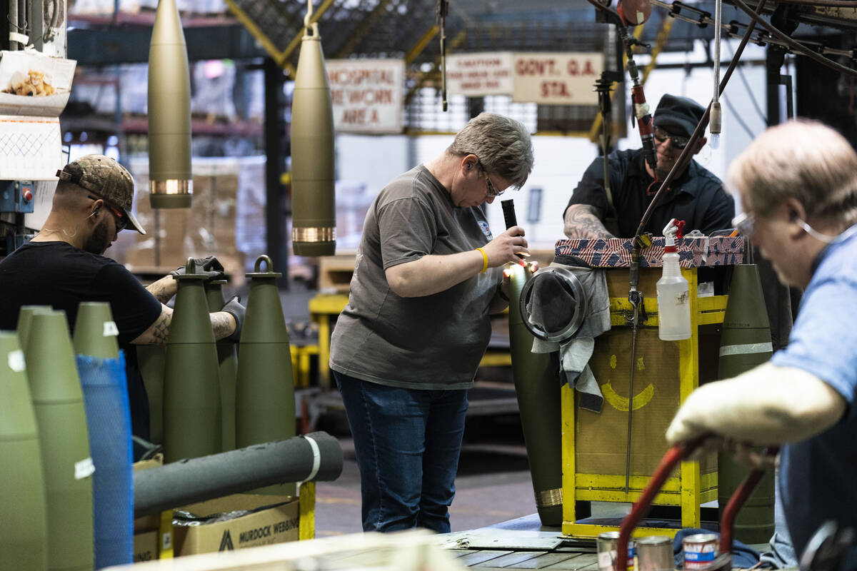 Steel workers are seen in this AP file photo. (AP Photo/Matt Rourke)