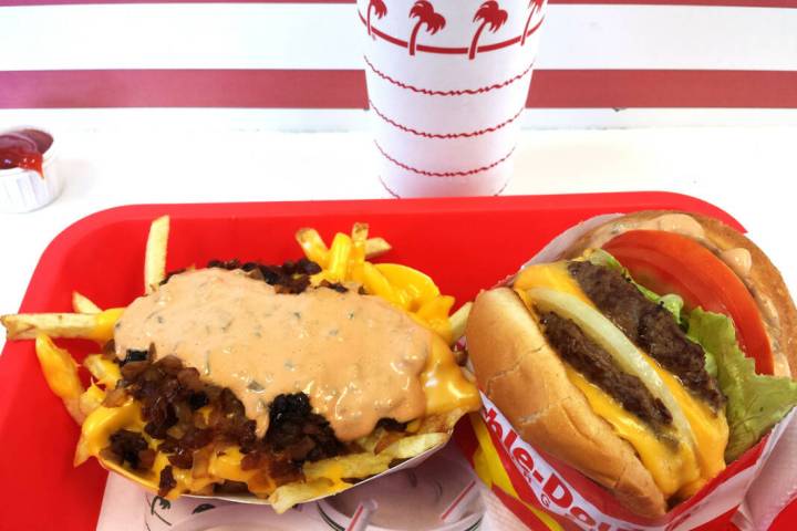 Food from In-N-Out Burger is seen in this photo. (Courtesy AMG-Parade)