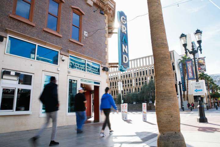 The Downtown Grand Hotel and Casino, as seen on Friday, Dec. 15, 2023, in Las Vegas. (Daniel Pe ...