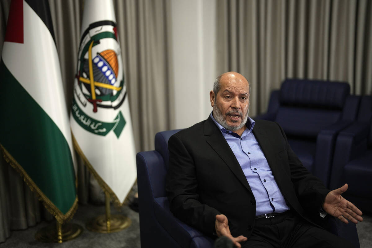 Khalil al-Hayya, a high-ranking Hamas official who has represented the Palestinian militant gro ...