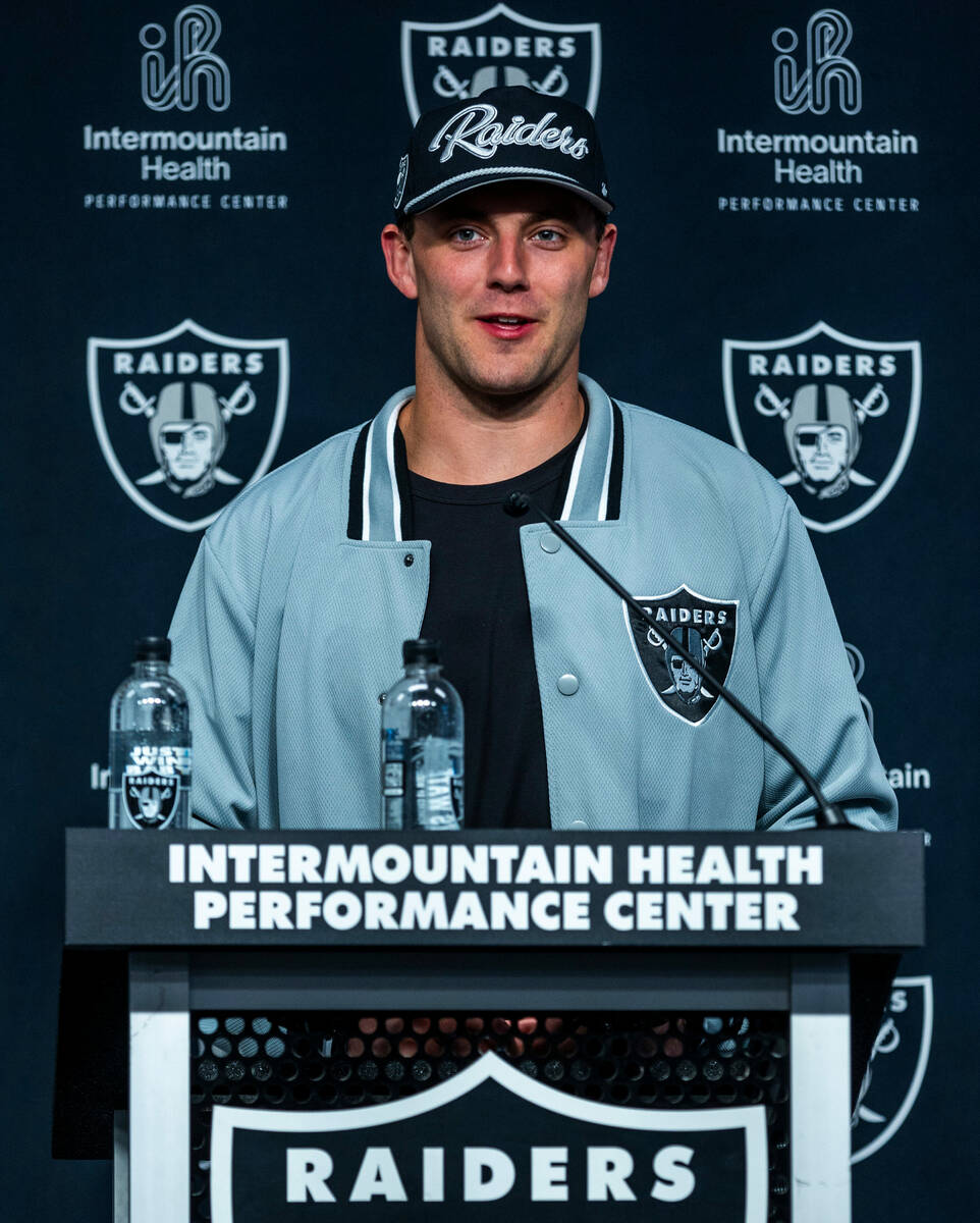 Brock Bowers discusses being selected by the Raiders in the NFL draft Raiders News Sports
