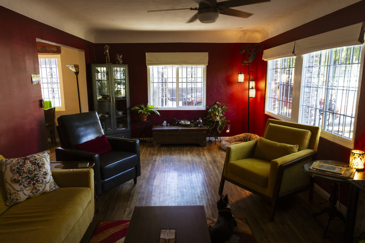 Curved ceilings are seen in a 1939 Tudor home in the historic John S. Park neighborhood during ...