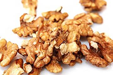 Organic walnut halves and pieces distributed by Gibson Farms have been recalled after a dozen p ...