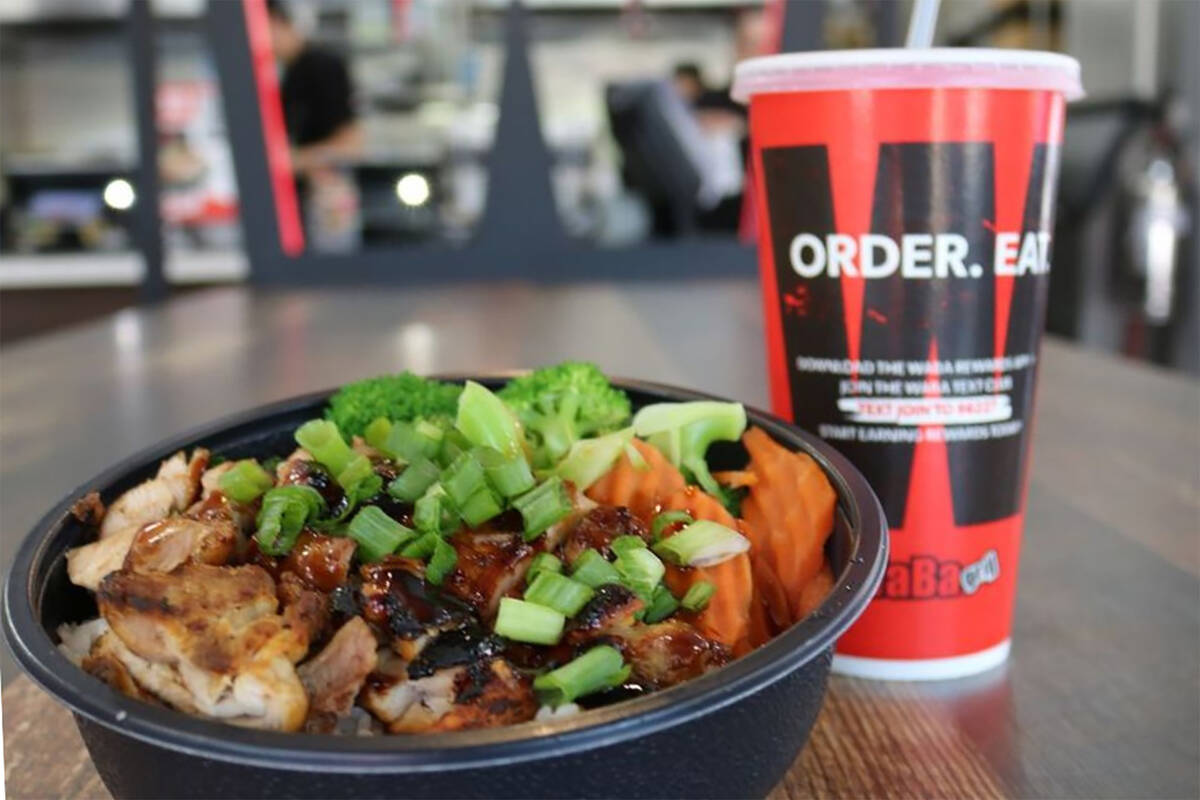 WaBa Grill, the healthy rice bowl chain, has opened its first Nevada location in Henderson. (Wa ...
