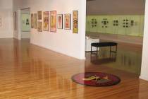 The Barrick Museum at UNLV was formerly the gymnasium. During the filming of "Viva Las Veg ...