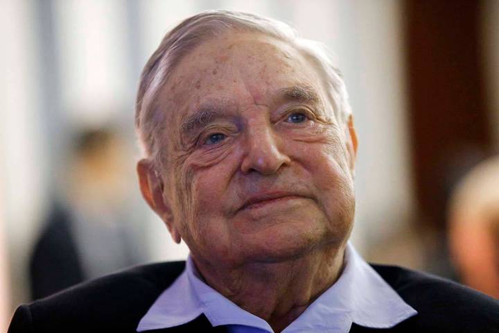 In this 2018 photo, philanthropist George Soros, founder and chairman of the Open Society Found ...