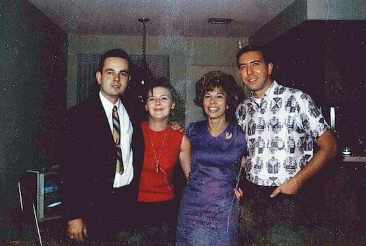 Stan Colton, far right, poses with his wife, Suki, and Jim and Mikey Bilbray in the mid 1960s. ...