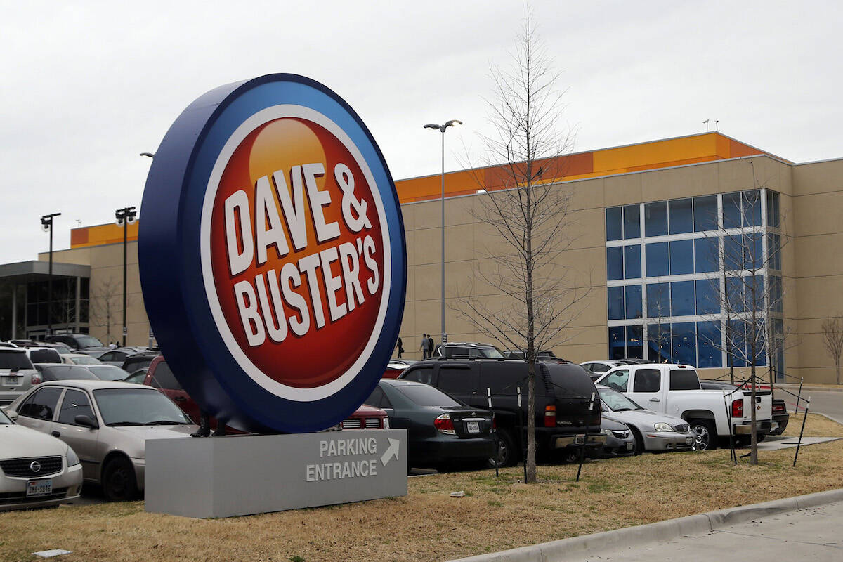 The Dave & Buster's location at 9450 N Central Expy, in Dallas, on March 22, 2014. (Michael ...