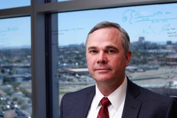 North Las Vegas City Manager Ryann Juden, who is set to leave his post at the end of April, on ...