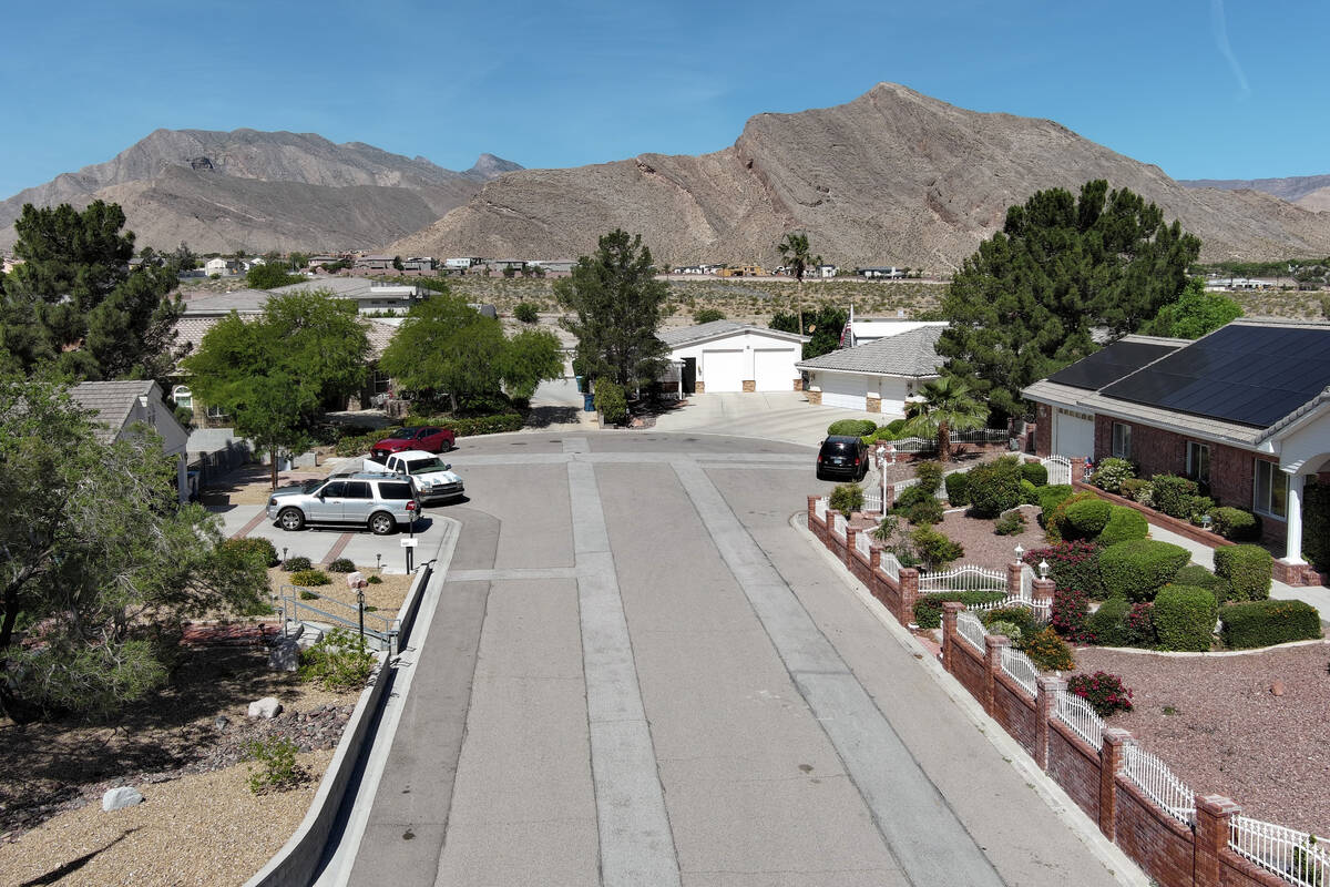 This is a view of the neighborhood just east of a proposed Church of Jesus Christ of Latter-day ...