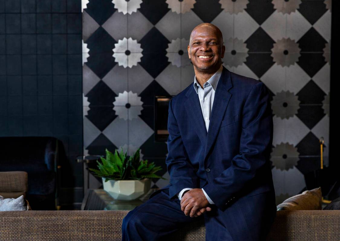 Dock Walls is running for mayor for the city of Las Vegas and sits for an interview at Elysian ...