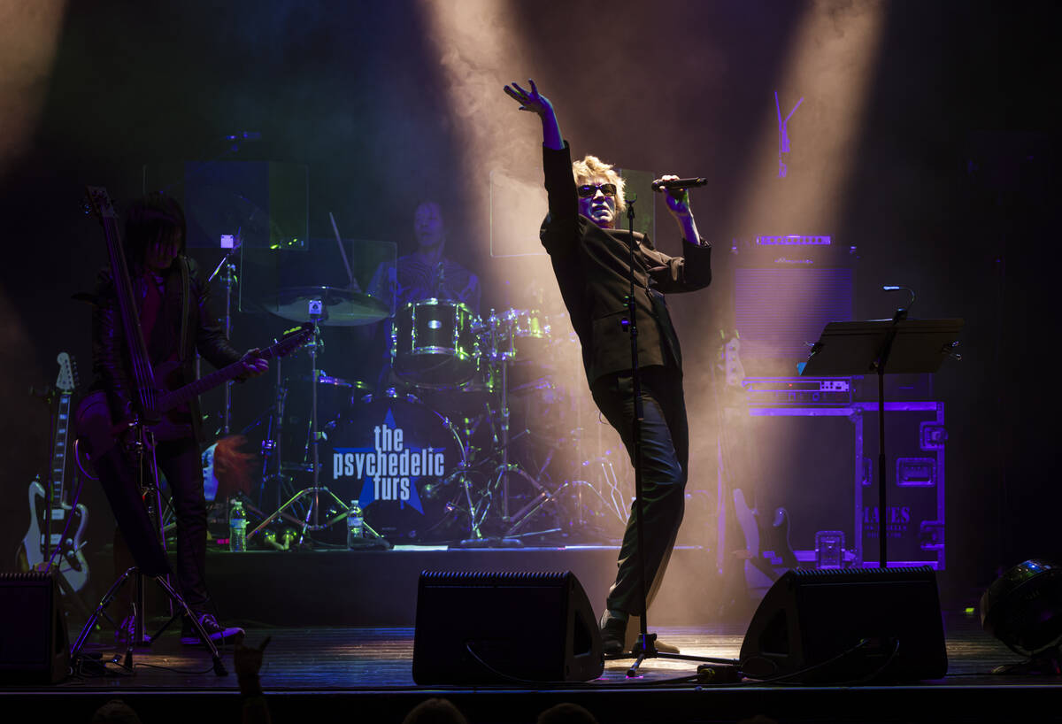 Richard Butler of The Psychedelic Furs performs at the House of Blues at Mandalay Bay on Thursd ...