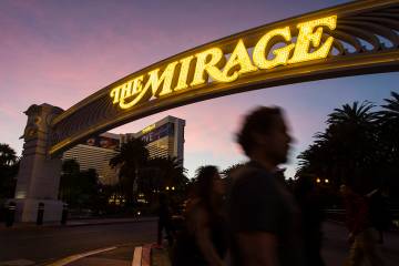 The Mirage in Las Vegas. Las Vegas Review-Journal @csstevensphoto