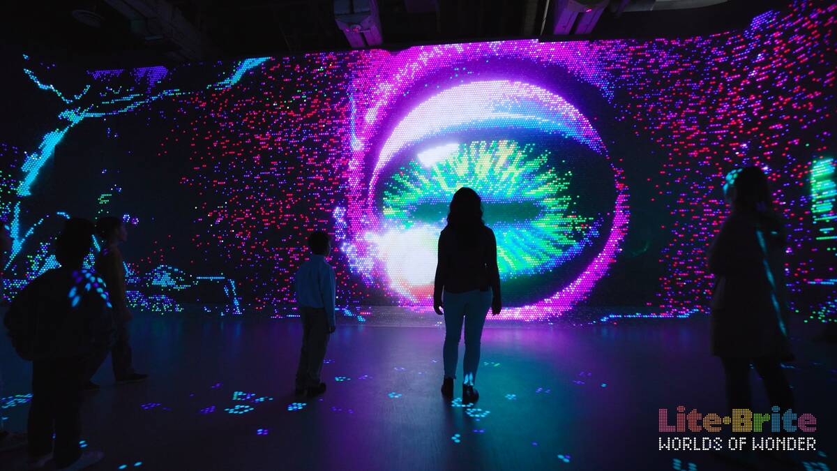 Lite-Brite: Worlds of Wonder, an immersive experience inspired by the Hasbro toy, opens at Illu ...