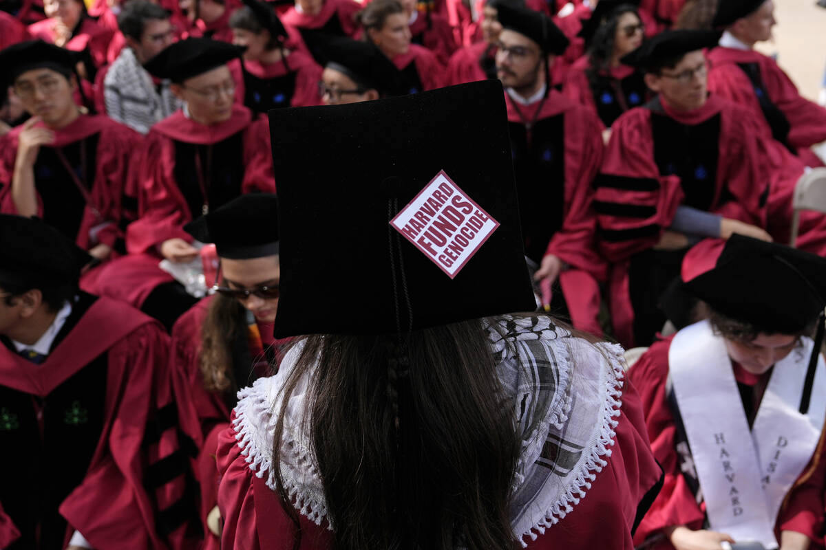Phoebe Carter, who will graduate from the Graduate School of Arts and Sciences later in the day ...