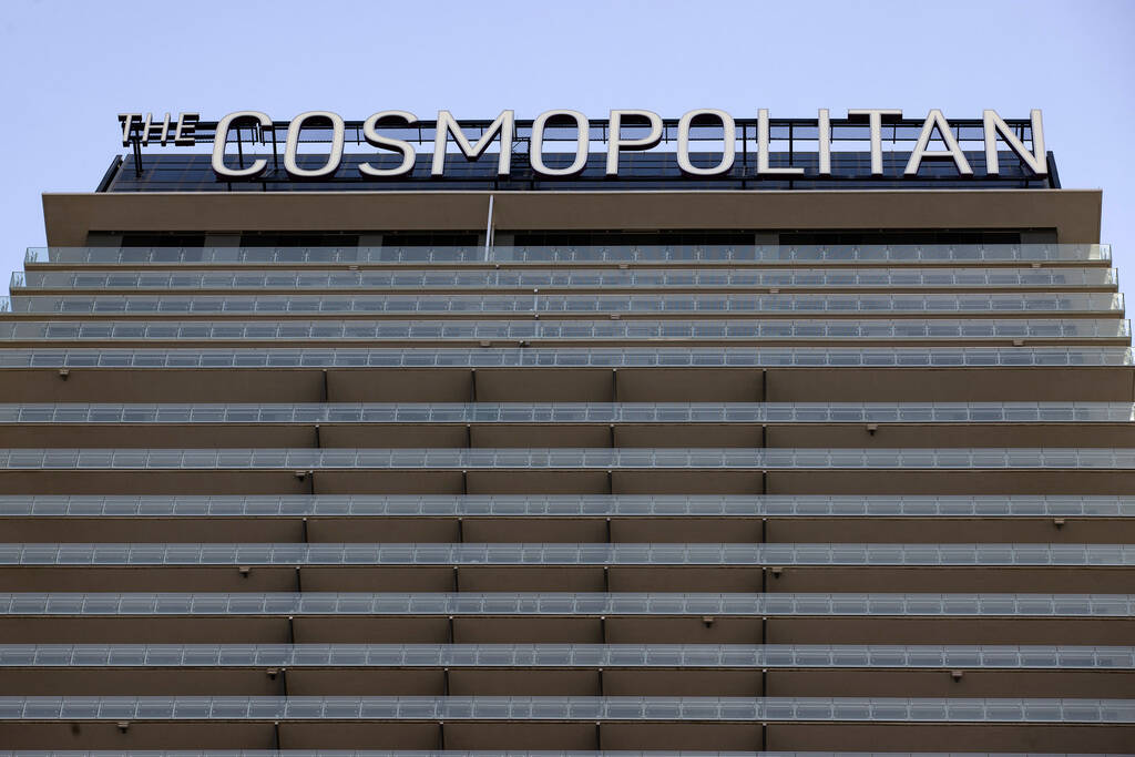 The Cosmopolitan of Las Vegas on Thursday, July 21, 2022, in Las Vegas. (Ellen Schmidt/Las Vega ...