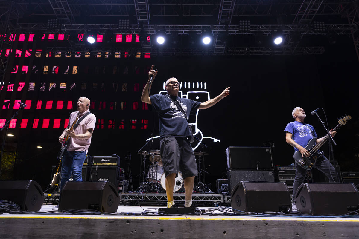 Descendents perform during the Punk Rock Bowling music festival at Downtown Las Vegas Events Ce ...