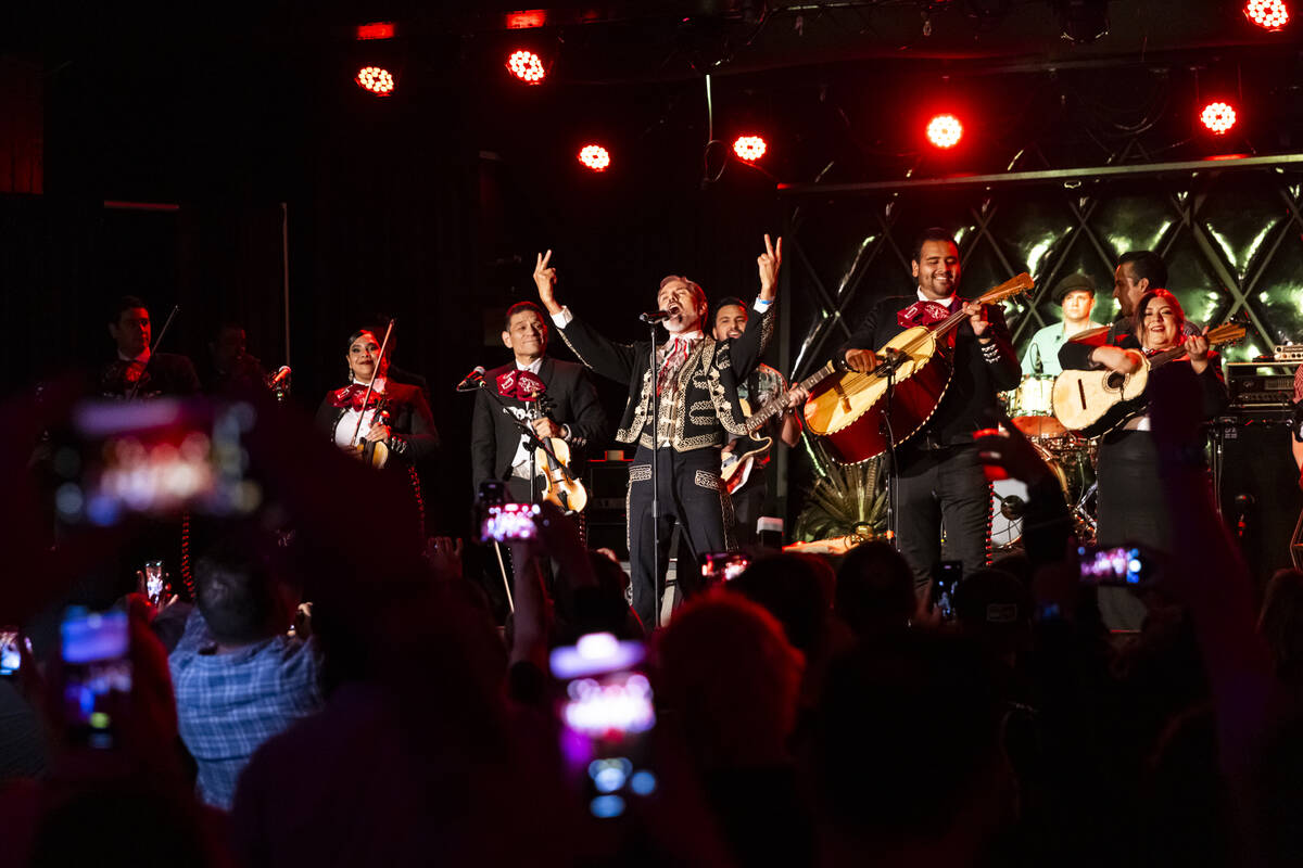 El Vez performs during a Punk Rock Bowling music festival club show at Fremont Country Club in ...