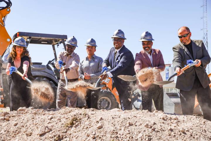 Government and education officials break ground for the Historic Westside Education and Trainin ...