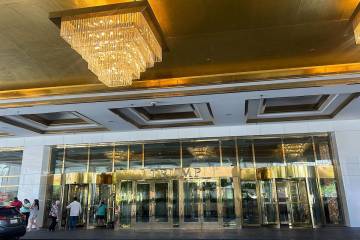 At the Trump International Hotel Las Vegas, supporters of former President Trump were undeterre ...