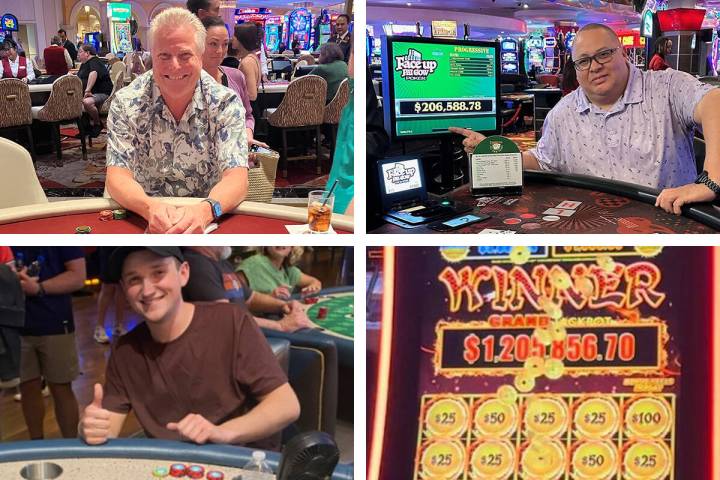 Here are some of the winners and their jackpots in the month of May. (The Venetian, Caesars Ent ...
