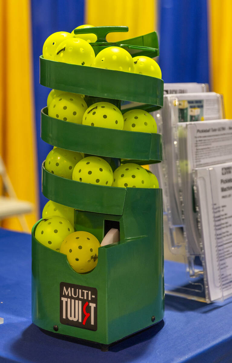 A Multi-Twist Ball Machine is a tool used in pickleball tutoring and on sale during the World P ...