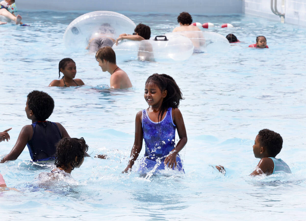 The high temperature in central Las Vegas may reach 112 on Thursday, June 6, 2024, according to ...