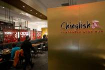 Chinglish Cantonese Wine Bar is open for business on Thursday, Dec. 24, 2020, in Las Vegas. (El ...