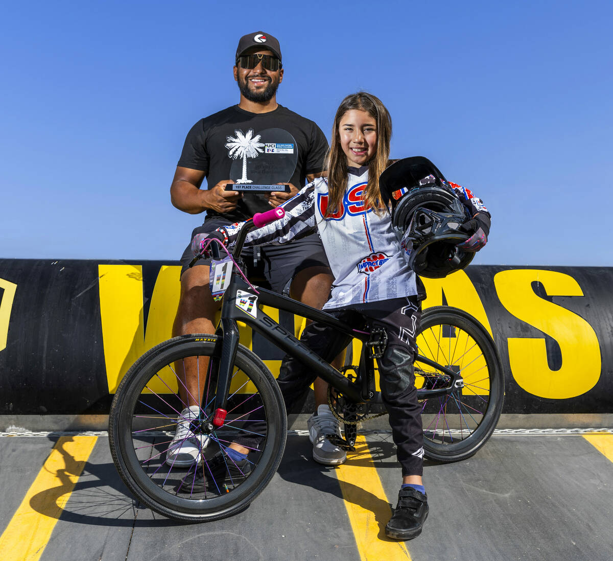 Isabella Smith won the world BMX championship for her age group last month and races at her loc ...