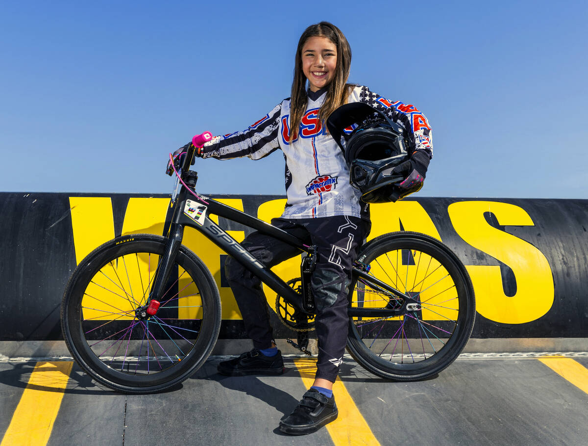 Isabella Smith won the world BMX championship for her age group last month and races at her loc ...