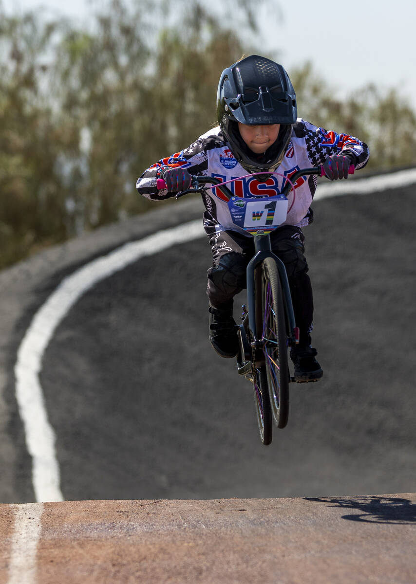Isabella Smith won the world BMX championship for her age group last month and races at her loc ...