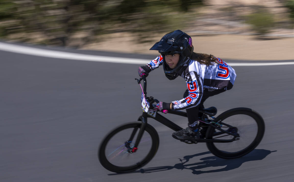Isabella Smith won the world BMX championship for her age group last month and races at her loc ...