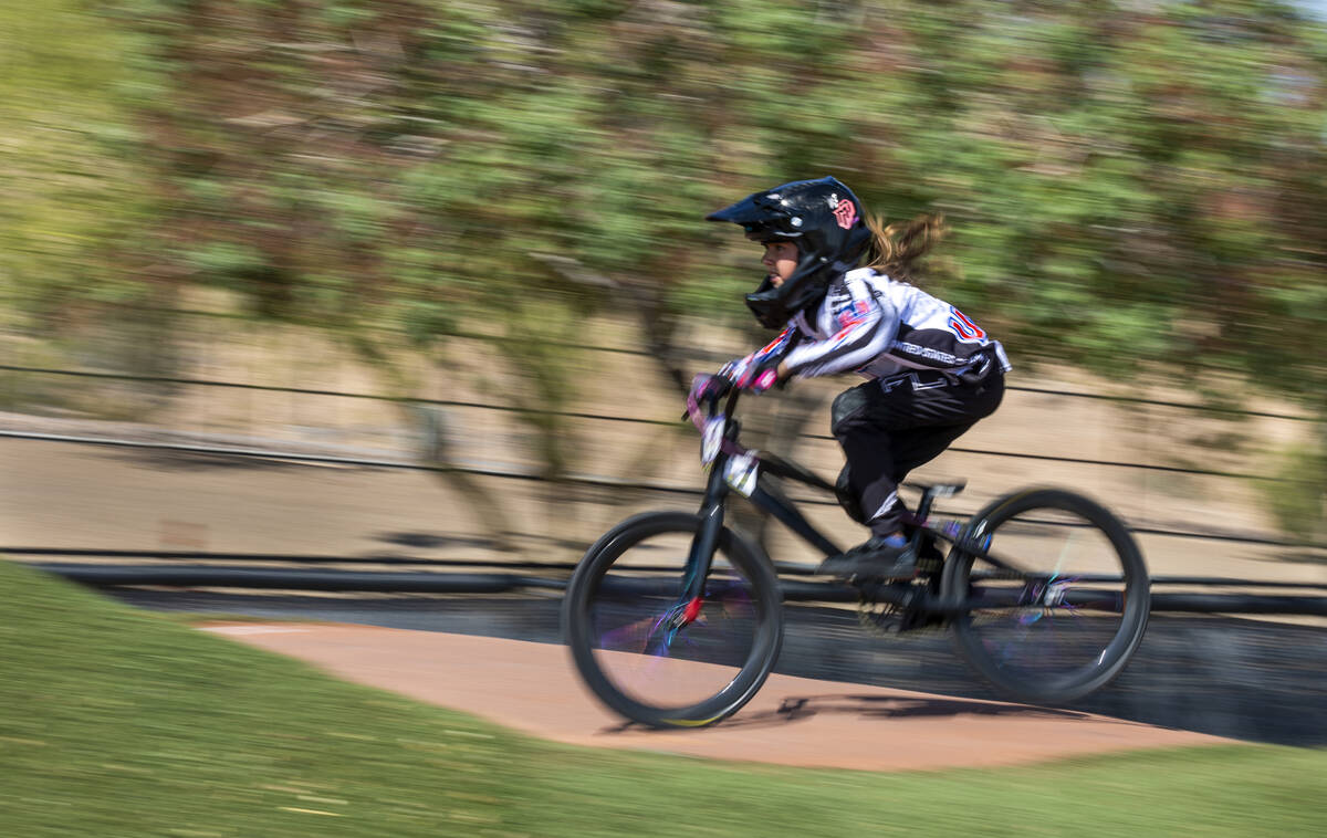 Isabella Smith won the world BMX championship for her age group last month and races at her loc ...