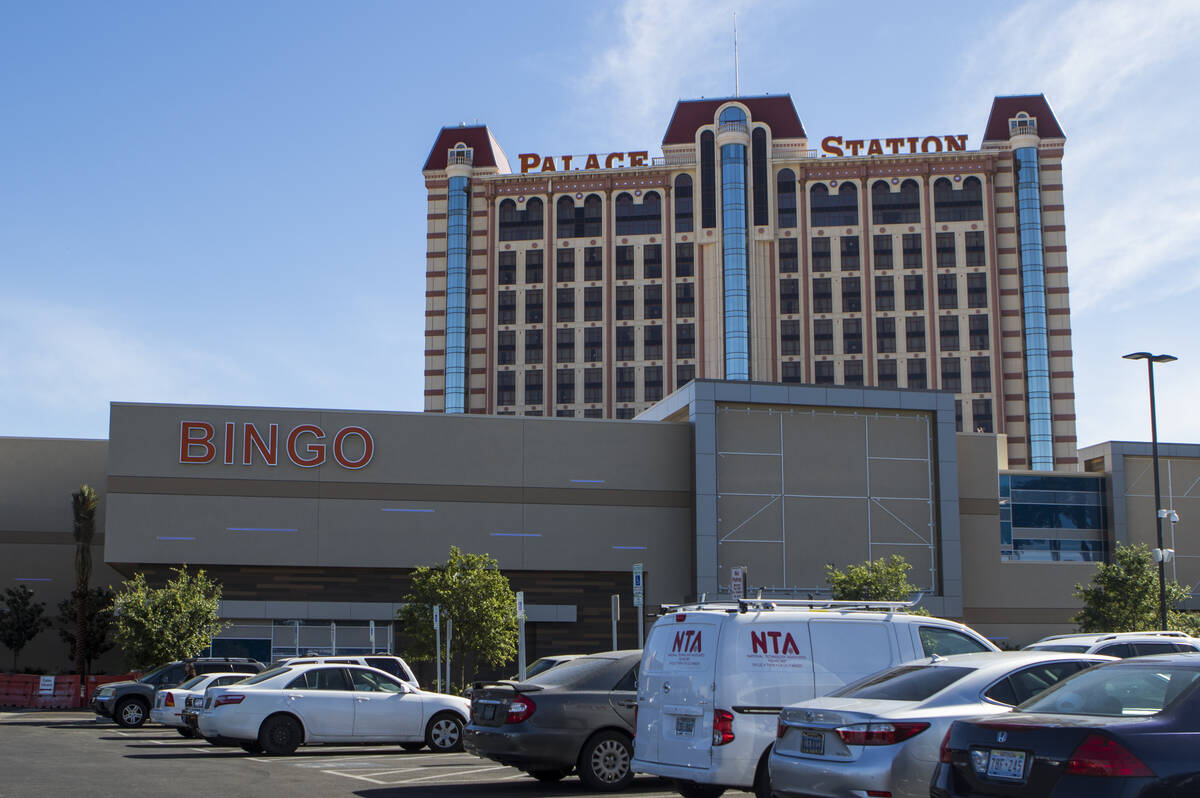 The exterior of Palace Station hotel-casino in Las Vegas on Tuesday, April 25, 2017. Miranda Al ...