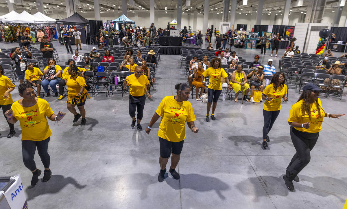 The Raymonda's Spirit of Soul Line Dancers open the evening's performances during the 23rd annu ...