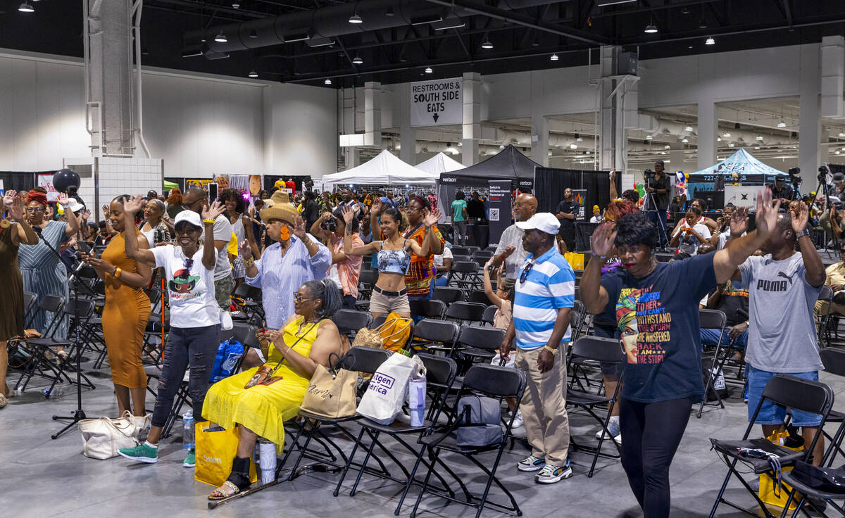 People get up and dance with Molodi, a performance ensemble that takes body percussion to the e ...