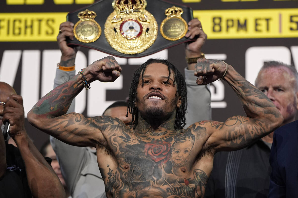 ‘Tank’ Davis retains belt in vicious fashion at MGM Grand Garden