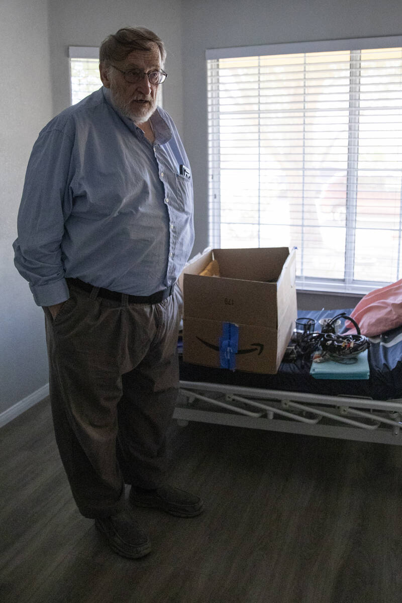 James Belnap at his home on Monday, June 24, 2024, in Mesquite, Nevada. Belnap, the widower of ...