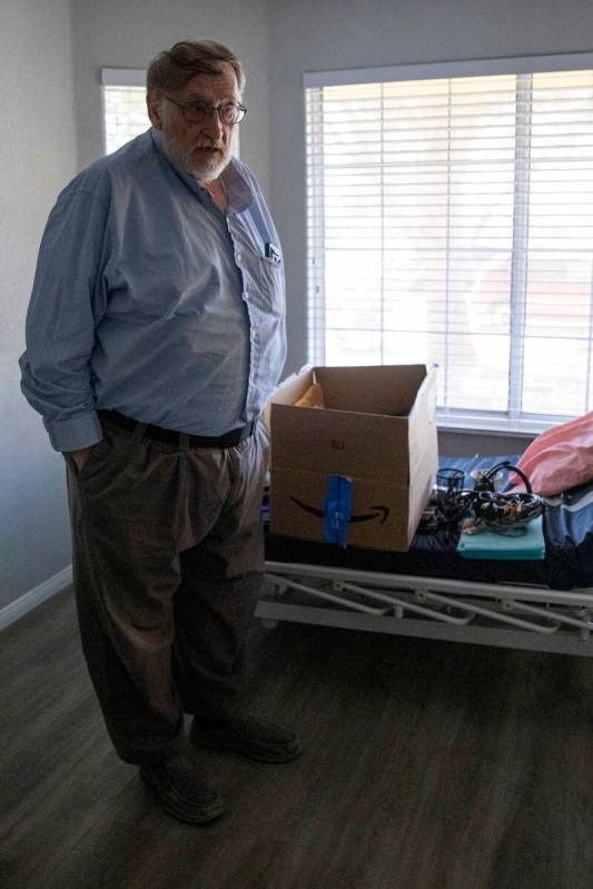 James Belnap at his home on Monday, June 24, 2024, in Mesquite, Nevada. Belnap, the widower of ...