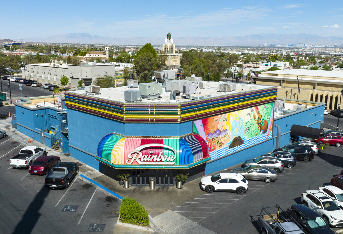 The Rainbow Club and Casino in the Water Street District of downtown Henderson is seen on Tuesd ...