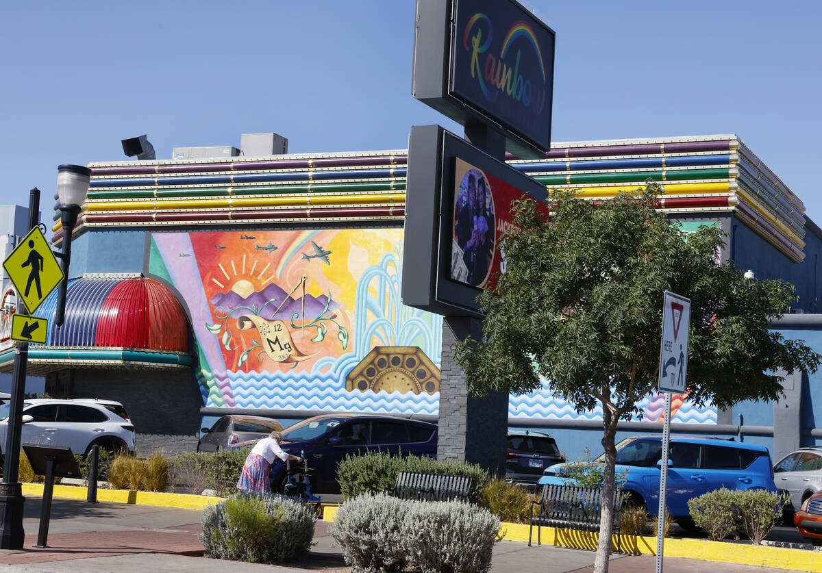 The Rainbow Club and Casino in the Water Street District of downtown Henderson is seen on Tuesd ...